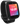 Smartwatch with a black band on a white background